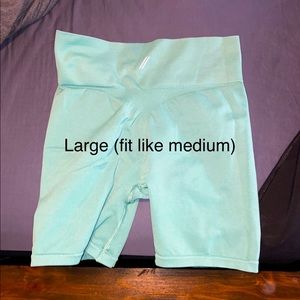 Compression workout shorts